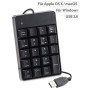 Pavé numérique filaire USB à 19 touches