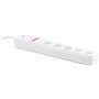 Multiprise télécommandée avec 5 prises commutables individuellement 2300W [Revolt]