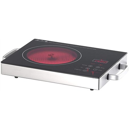 Plaque de cuisson vitrocéramique 2000 W/Ø 20 cm [Rosenstein & Söhne]