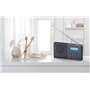 VR-Radio Radio-réveil : radio de poche numérique DAB+/FM avec Bluetooth 5, réveil, écran, RDS (réveil radio DAB, radio DAB avec 