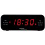 auvisio Radio-réveil : radio FM avec 2 alarmes et affichage LED, fonction snooze (radio avec horloge, radio horloge, radio-révei