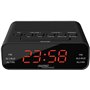 auvisio Radio-réveil : radio FM avec 2 alarmes et affichage LED, fonction snooze (radio avec horloge, radio horloge, radio-révei