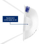 Dräger X-plore 1310 FFP1 Masque de protection respiratoire | Protection buccale comme filtre efficace contre les poussières fine
