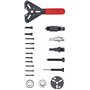 BGS Diy 8825 | Jeu d’outils de raccordement d’appareils de climatisation | 20 pièces