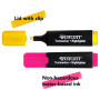 Westcott E-744252 00 Lot de 8 surligneurs aux couleurs vives Épaisseur de trait 2 à 5 mm Encre de qualité supérieure en provenan