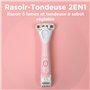 Wilkinson Sword - Intuition Complete Bikini - Rasoir et tondeuse tout-en-un avec tête de rasoir à 5 lames enduites de gel pour l