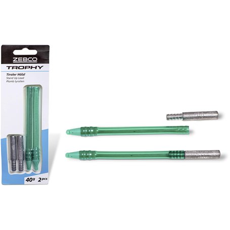 Zebco Trophy de qualité en Bois du Tyrol - Plomb de Base - Accessoire de pêche - Divers - 10 g