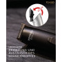 TONDEO Tondeuse cheveux ECO S PLUS SILVER | Tondeuse professionnelle avec station de charge et peigne de coupe pour 4 longueurs 