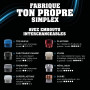 HALDER FRANCE Maillet HALDER SIMPLEX Caoutchouc chargé, avec Pied intégré/superplastique, avec boîtier en Fonte malléable et Man