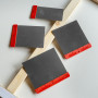 HELPMATE - Spatule de peintre en acier inoxydable - Jeu de 4 spatules de surface pour un travail précis - Spatule de carrosserie