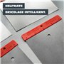 HELPMATE - Spatule de peintre en acier inoxydable - Jeu de 4 spatules de surface pour un travail précis - Spatule de carrosserie