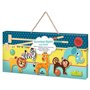 moses. 38147 Jeu de Mini Golf en Bois pour Enfants à partir de 4 Ans avec 5 buts