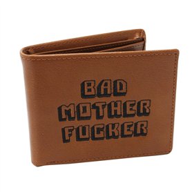 Portefeuille en cuir Pulp Fiction ͠Inscription Bad Mother Fucker