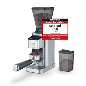 CASO BaristaChef Inox - moulin à café électrique