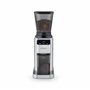 CASO BaristaChef Inox - moulin à café électrique, broyeur conique en acier inoxydable durable, avec support pour porte-filtre