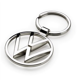 Volkswagen 000087010BN Porte-clés VW New Métal Argenté