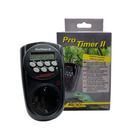 Lucky Reptile Pro Timer II - Programmateur à la Seconde avec contrôle d'intervalle - Minuteur numérique Prise avec 8 programmati