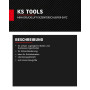 KS Tools - 515.5110 - Mini-ponceuse 2,5 mm - Ponceuse excentrique pneumatique - Polisseuse voiture et accessoires - Livré en cof