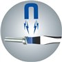 BRILLIANT TOOLS BT034012 Jeu de tournevis avec embout à frapper, 12 pcs, plat, PH Phillips [Powered by KS TOOLS]