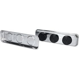 BRILLIANT TOOLS BT691155 Tablette magnétique / jeu de coques en inox