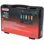 KS Tools 515.0870 Jeu de 5 douilles en aluminium 1/2" (15-17-19-21-22 mm), code couleur selon la largeur de clé