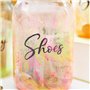 VBS Tirelire verre d'épargne, 3 pièces, boîtes à argent transparentes pour l'épargne, décoration DIY