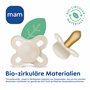 MAM Start Lot de 2 tétines en latex, spécialement conçues pour les nouveau-nés, en matériaux durables et biologiques renouvelabl