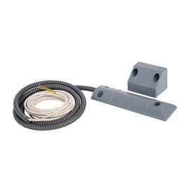 ABUS AZMK10110 Détecteur d'ouverture de portail avec fil de contact NC VDs C EN 3 - Contact magnétique - Pour garage