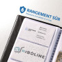 Praknu Porte Cartes de Visite pour 256 Cartes avec Intérieur Transparent - Rangement Carte de Visite à usage Professionnel ou Pe