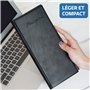 Praknu Porte Cartes de Visite pour 256 Cartes avec Intérieur Transparent - Rangement Carte de Visite à usage Professionnel ou Pe