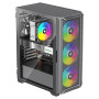 Xilence X613 XILENT Blade II Boîtier PC Gaming, 3X Ventilateurs ARGB 120mm, Boîtier ATX Midi Tower, Mesh Front Panel pour Une Bo