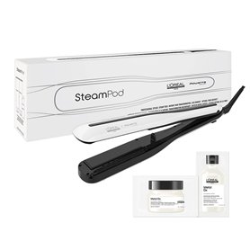 L'Oréal Professionnel SteamPod 3 Fer à lisser à vapeur pour lisser et boucler avec shampooing et masque pour test