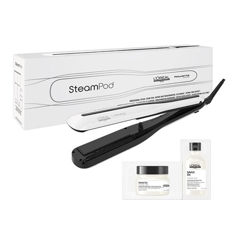 L'Oréal Professionnel SteamPod 3 Fer à lisser à vapeur pour lisser et boucler avec shampooing et masque pour test