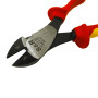 S&R Pince Coupante Électricien isolée VDE 100 volt 180mm. Coupe cable et fil en cuivre, alu, électriques