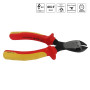 S&R Pince Coupante Électricien isolée VDE 100 volt 180mm. Coupe cable et fil en cuivre, alu, électriques