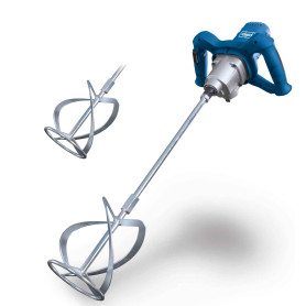 Scheppach Malaxeur PM1600 | Mélangeur à main | Puissance 1600W | Longueur de la tige 550mm | Emmanchement M14 | Poignées ergonom