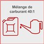 Scheppach PCS26 Tronçonneuse thermique | Ø de coupe 20 cm | Moteur à essence 2 temps 0,95 CV | Longueur de lame 25 cm | Cylindré