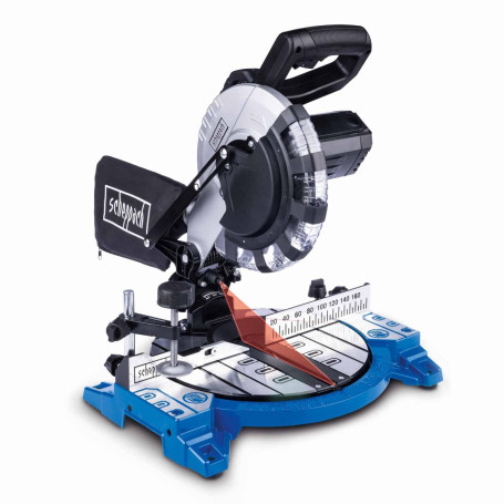 Scheppach HM210L Scie à onglet pendulaire | Puissance 1500 W | Hauteur de coupe/largeur 60 & 120 mm | Lame de scie Ø 210 mm | Tê