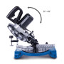 Scheppach HM210L Scie à onglet pendulaire | Puissance 1500 W | Hauteur de coupe/largeur 60 & 120 mm | Lame de scie Ø 210 mm | Tê