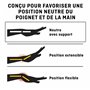 FUTURO Bandage Repose Poignet Nocturne - Fournit un Soutien aux Poignets présentant des Symptômes du Syndrome du Canal Carpien -