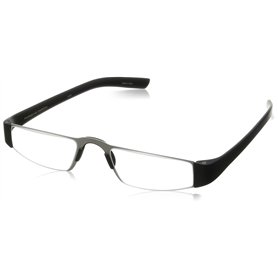 PORSCHE Lecteurs de lecture + 2.00 (noir/argent) (noir).
