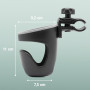 Zamboo Porte Gobelet Poussette Universel, Fixation Antidérapante Caoutchouté, Support Biberon et Bouteille, Accessoire Bebe Land