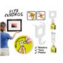 fischer - 8 Fixations VMVO Fix'Cadres pour la Fixation de Cadres sans vis ni Clou - Fixer d'un Coup de Pouce, sans Aucun Outil/L