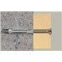 fischer 568676 - Big Box de chevilles murales pour béton SX Plus 6 x 30, pour fixer des lampes, tableaux, climatiseurs, 1000 uni