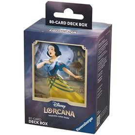 Ravensburger Disney Lorcana TCG Le Retour d'Ursula Jeu de Cartes à Collectionner JCC Boîte de Rangement Deckbox Blanche-Neige dè