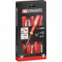 FACOM COFFRET DE 5 TOURNEVIS ISOLES 1000V 51,99 €