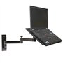 Drall Support Mural Universel - Netbook Tablet PC - Noir - avec Plaque d'adaptation pour Ordinateur Portable Plateau d'adaptatio