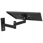 Drall Support Mural Universel - Netbook Tablet PC - Noir - avec Plaque d'adaptation pour Ordinateur Portable Plateau d'adaptatio