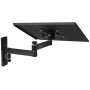 Drall Support Mural Universel - Netbook Tablet PC - Noir - avec Plaque d'adaptation pour Ordinateur Portable Plateau d'adaptatio