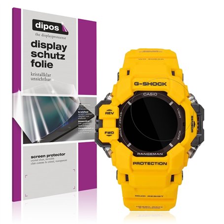 dipos I 6x Protection ecrán compatible avec Casio G-Shock GPR H1000 Films de protection d'écran transparent